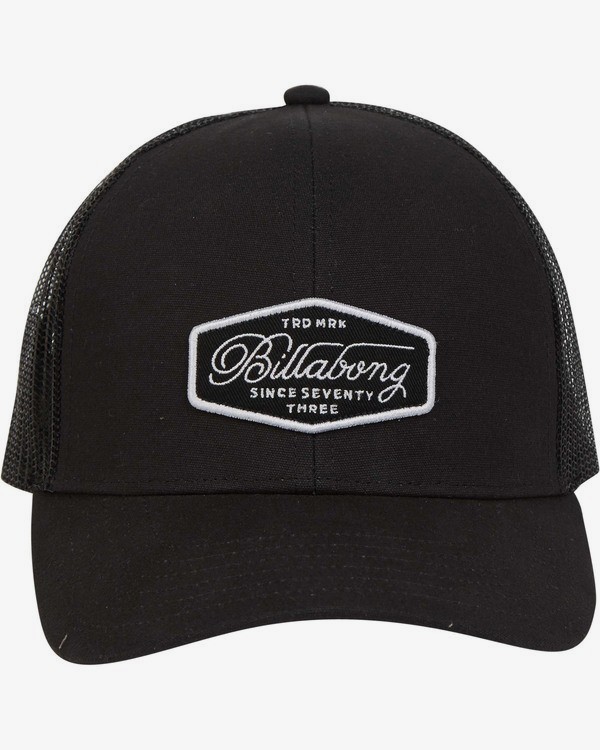 0 Walled Trucker Hat Black N5CT03BIP9 Billabong