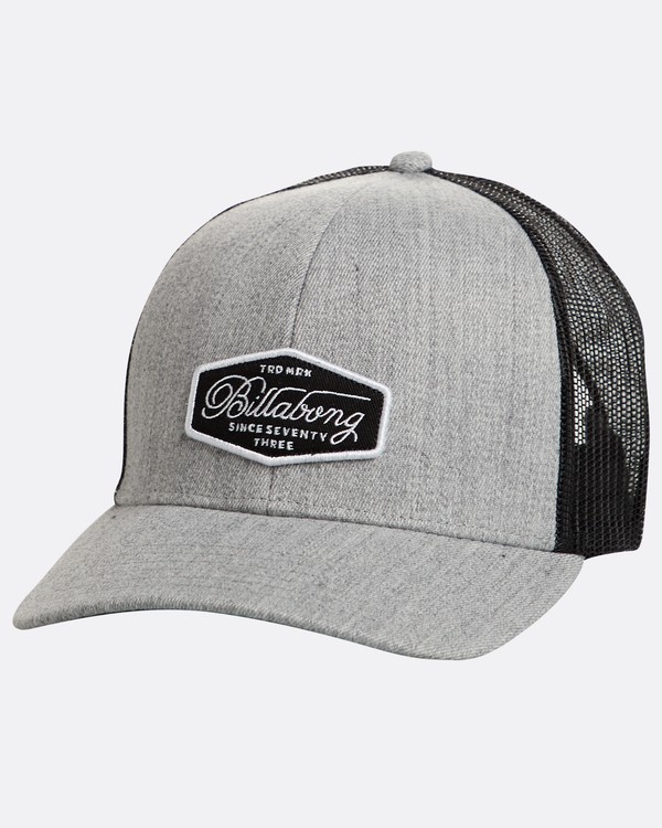 0 Walled Trucker Hat Gray N5CT03BIP9 Billabong
