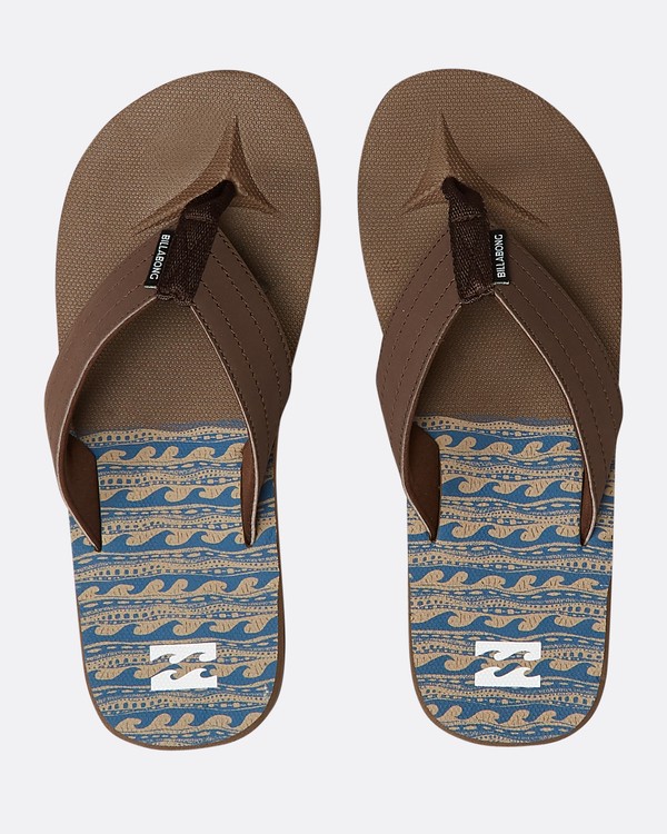 0 All Day Theme Sandals Brown N5FF07BIP9 Billabong