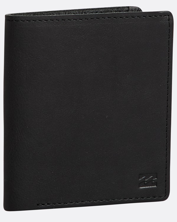 0 Gaviotas - Leather Wallet for Men Black N5LW01BIP9 Billabong