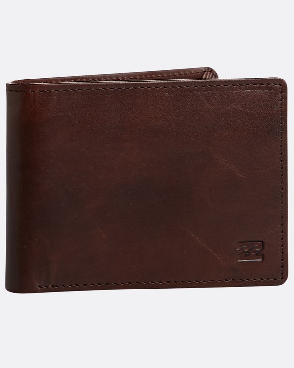 0 Vacant - Leather Wallet for Men Brown N5LW02BIP9 Billabong