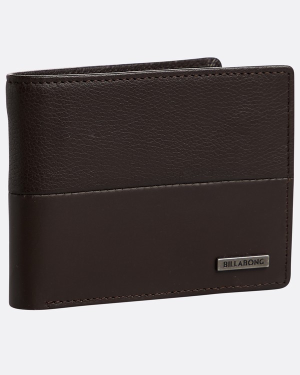 0 Fifty50 Id - Leather Wallet for Men Brown N5LW04BIP9 Billabong