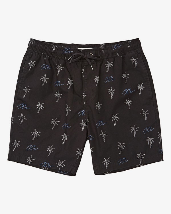 0 Larry Layback Sunday Shorts Black P1WK06BIS9 Billabong
