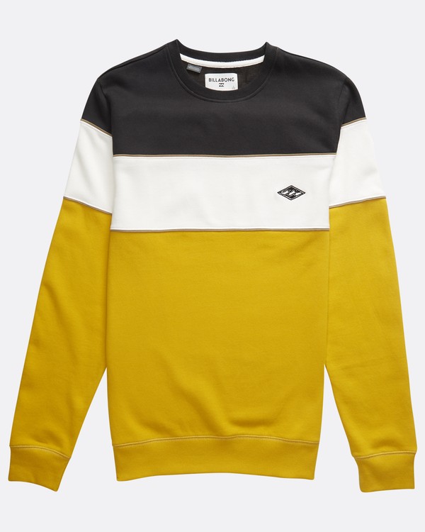 0 Edge - Crew Jumper for Men Yellow Q1CR01BIF9 Billabong