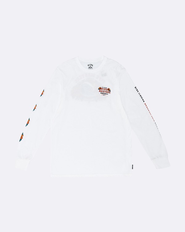 0 Pipe '19 - Long Sleeve T-Shirt for Men White S1LS23BIP0 Billabong