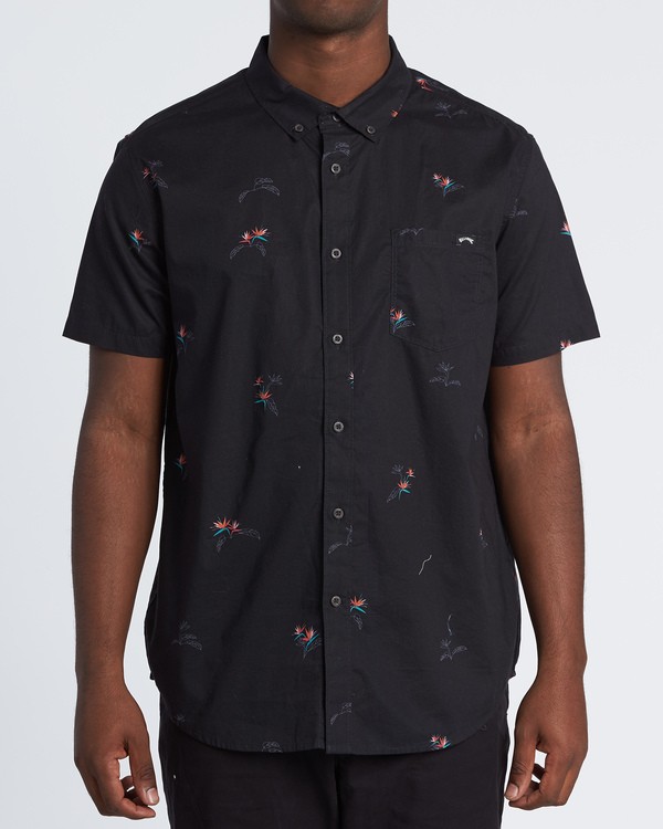 0 Sundays Mini - Short Sleeve Shirt for Men Black S1SH04BIP0 Billabong