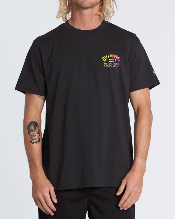 0 Pipe Masters - T-Shirt for Men Black S1SS74BIP0 Billabong