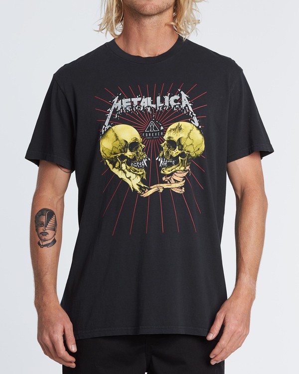 0 AI Metallica - T-Shirt for Men Black S1SS93BIP0 Billabong