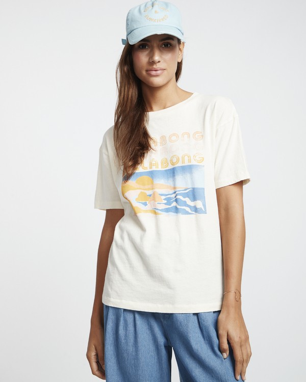 0 Coast Line - T-Shirt for Women White S3SS03BIP0 Billabong