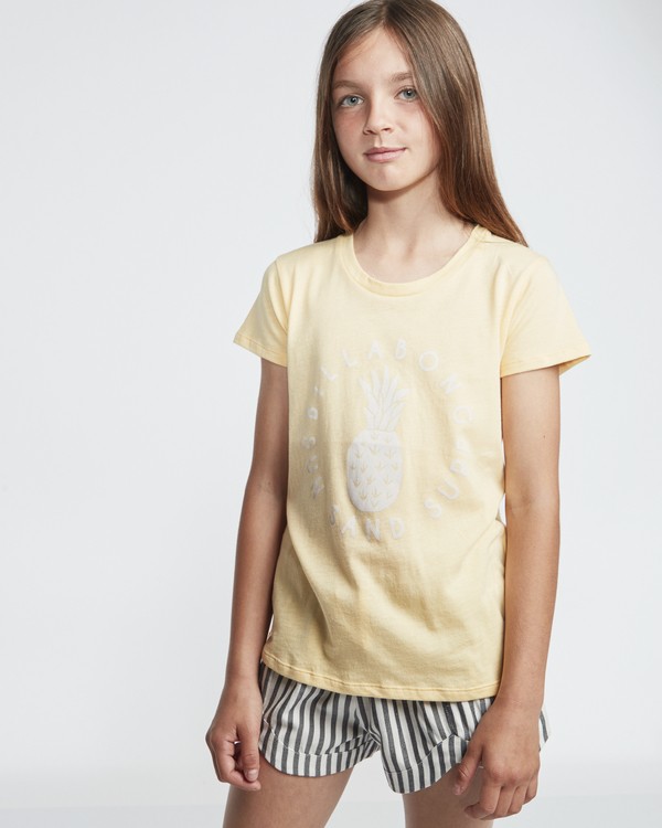 0 Sand And Surf - T-Shirt for Teen Girls Yellow S8SS02BIP0 Billabong