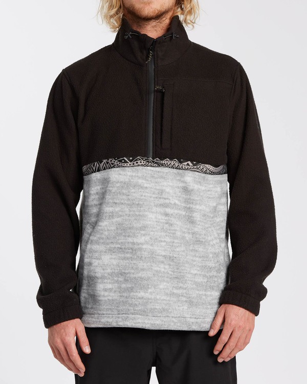 0 Adventure Division Collection Boundary Mock Neck - Mock Neck Fleece for Men Black U1FL35BIF0 Billabong