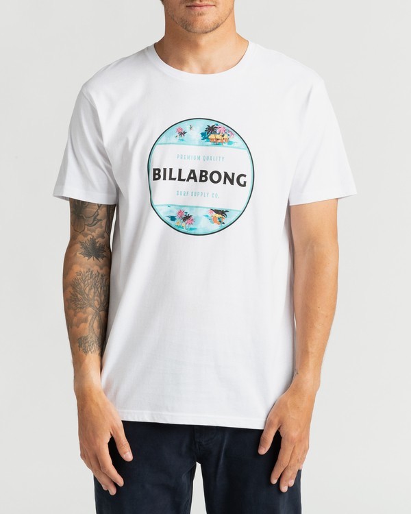0 Rotor Fill - T-Shirt for Men White U1SS63BIF0 Billabong