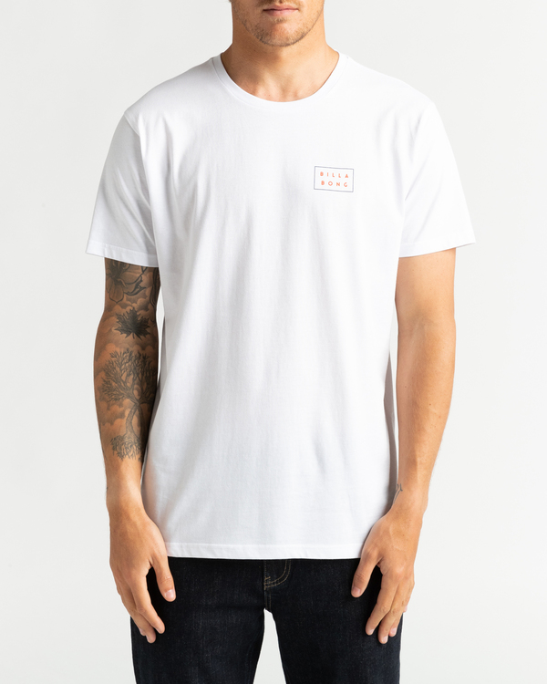 0 Die Cut Theme - T-Shirt for Men White U1SS67BIF0 Billabong