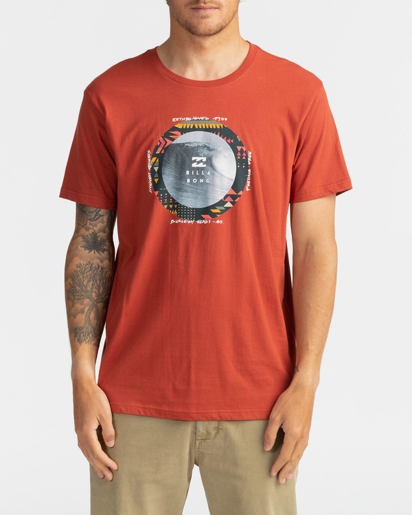 0 Plug In - T-Shirt for Men Red U1SS80BIF0 Billabong
