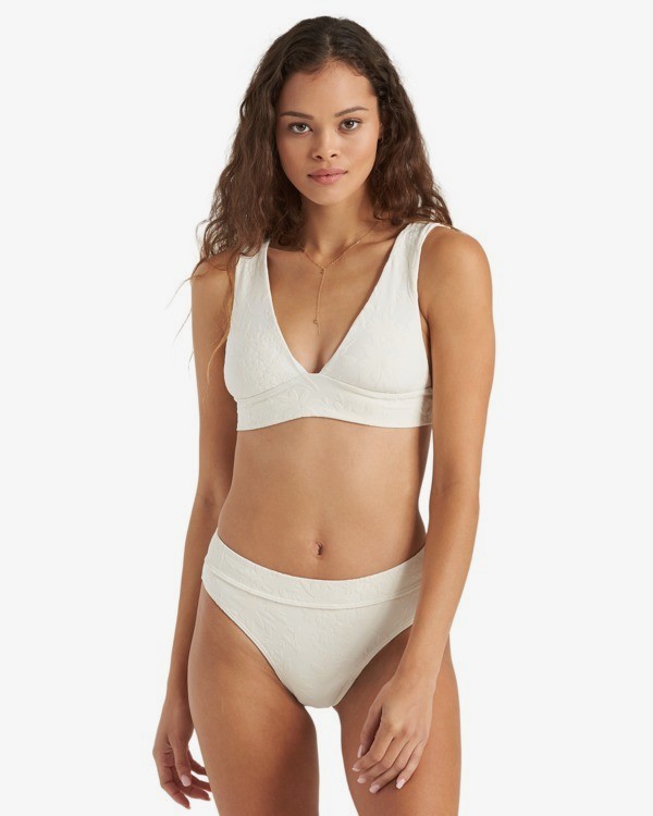 0 Crystal Tides Plunge - Bikini Top for Women White U3ST47BIMU Billabong