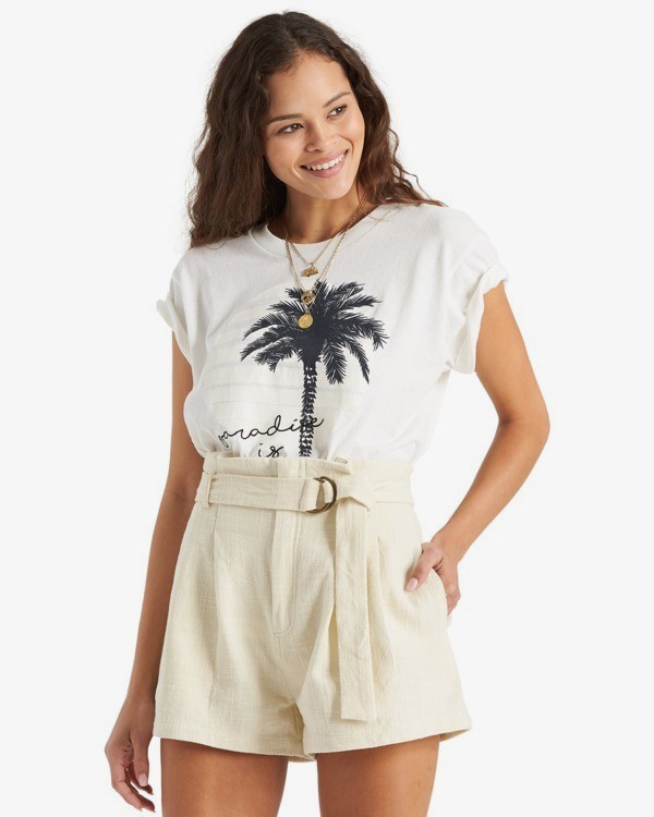 0 Crystal Tides Island Getaway - Shorts for Women White U3WK42BIMU Billabong