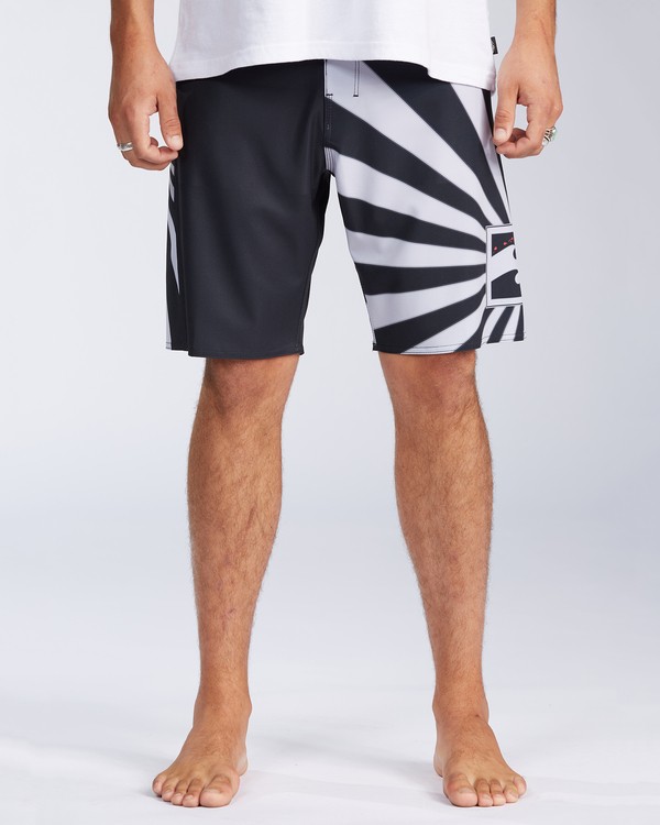 0 Rising Sun AI D Bah Airlite 18.5" - Cal&ccedil;&otilde;es de banho pelo joelho para Homem Grey V1BS05BIW0 Billabong