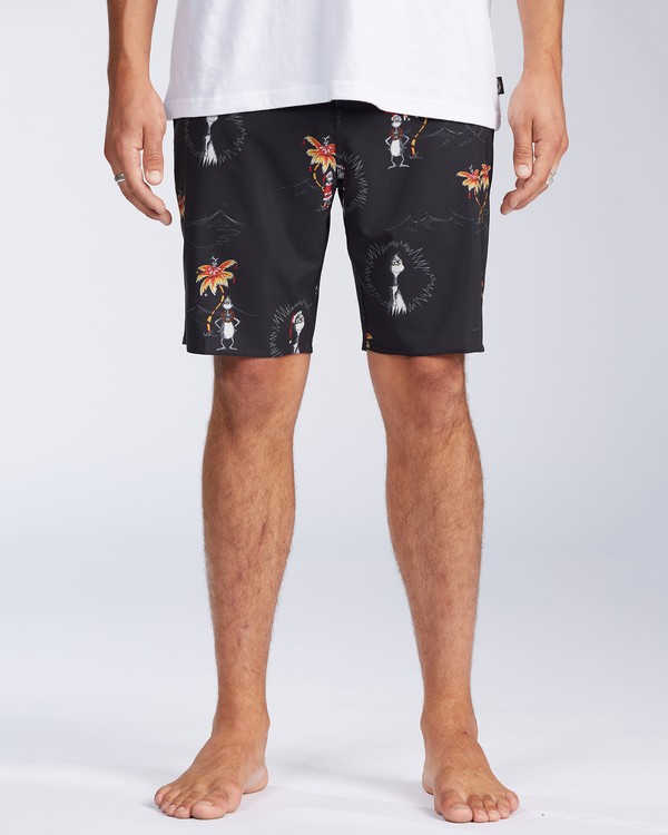 0 Grinch Aloha Mini Lo Tides 19" - Board Shorts for Men Black V1BS11BIW0 Billabong