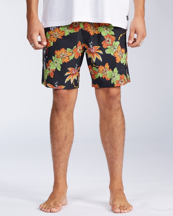 0 Grinch Aloha Layback 17" - Board Shorts for Men Black V1LB03BIW0 Billabong