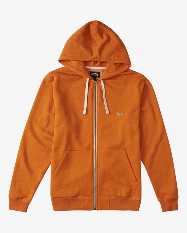 0 All Day - Zip-Up Hoodie for Men Orange W1FL21BIP1 Billabong