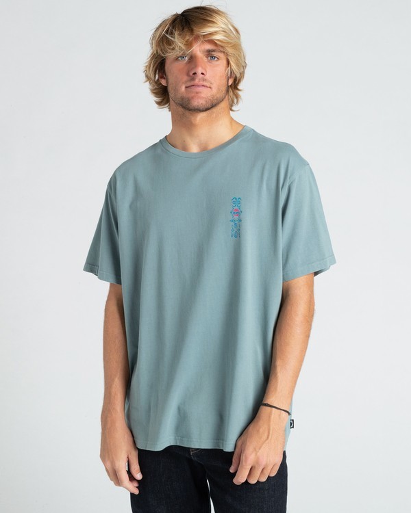 0 Over The Lip - T-shirt para Homem Grey W1SS59BIP1 Billabong