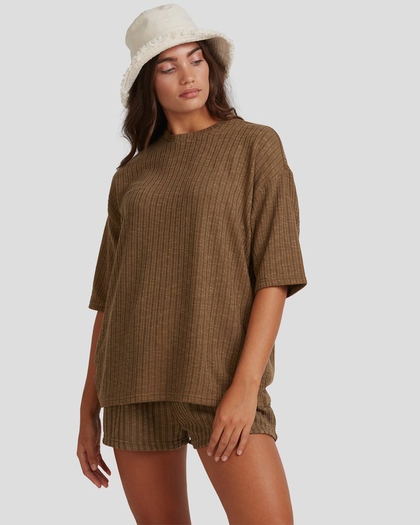 0 Sunset - Oversized Top for Women Green W3KT50BIP1 Billabong
