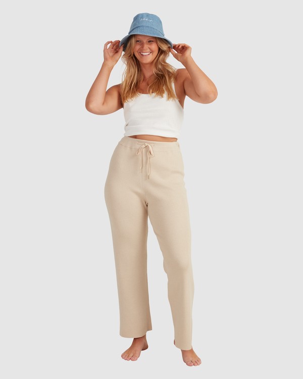0 Sundown - Knitted Trousers for Women Beige W3PT22BIP1 Billabong