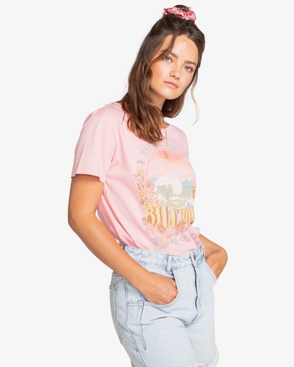 0 Day Dream Away - Boyfriend T-Shirt for Women Multicolor W3SS12BIP1 Billabong