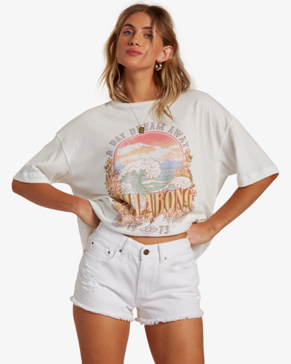 0 How Bout That - Denim Shorts for Women White W3WK28BIP1 Billabong