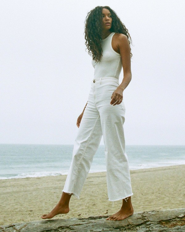 0 Free Fall - Wide Leg Trousers for Women White X3PT04BIS1 Billabong