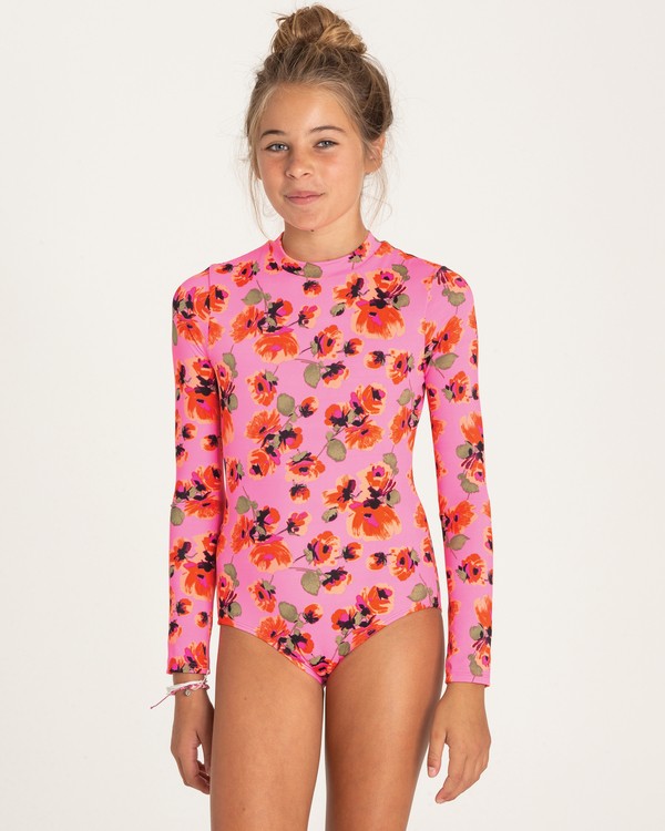 Girls' Bella Beach Bodysuit Rashguard 828570002206 | Billabong