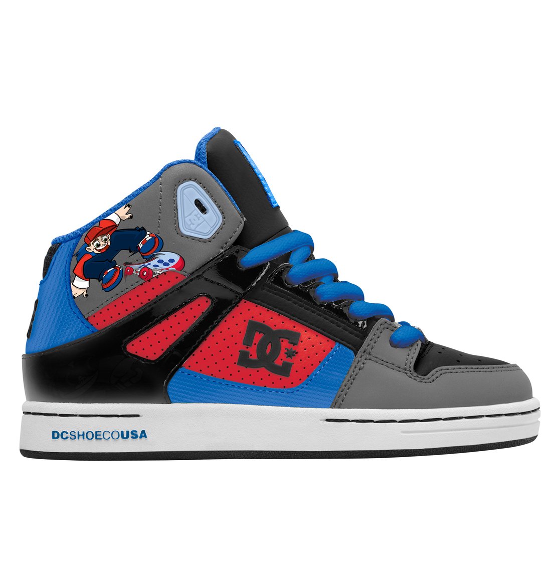 DC Character V Black Skate Sneakers Kids US 6.5 E,0