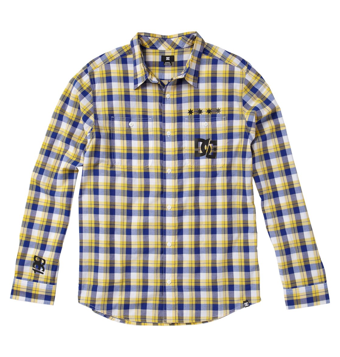 blue and yellow dc shoes