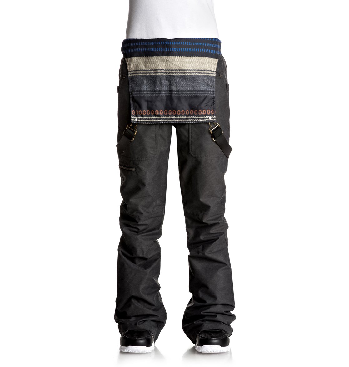 dc collective bib womens snow pant