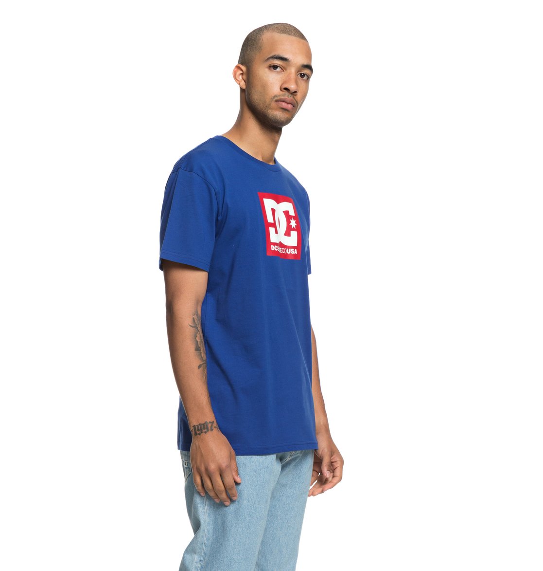 DC Shoes Square Star-Camiseta de Manga Larga para Hombre