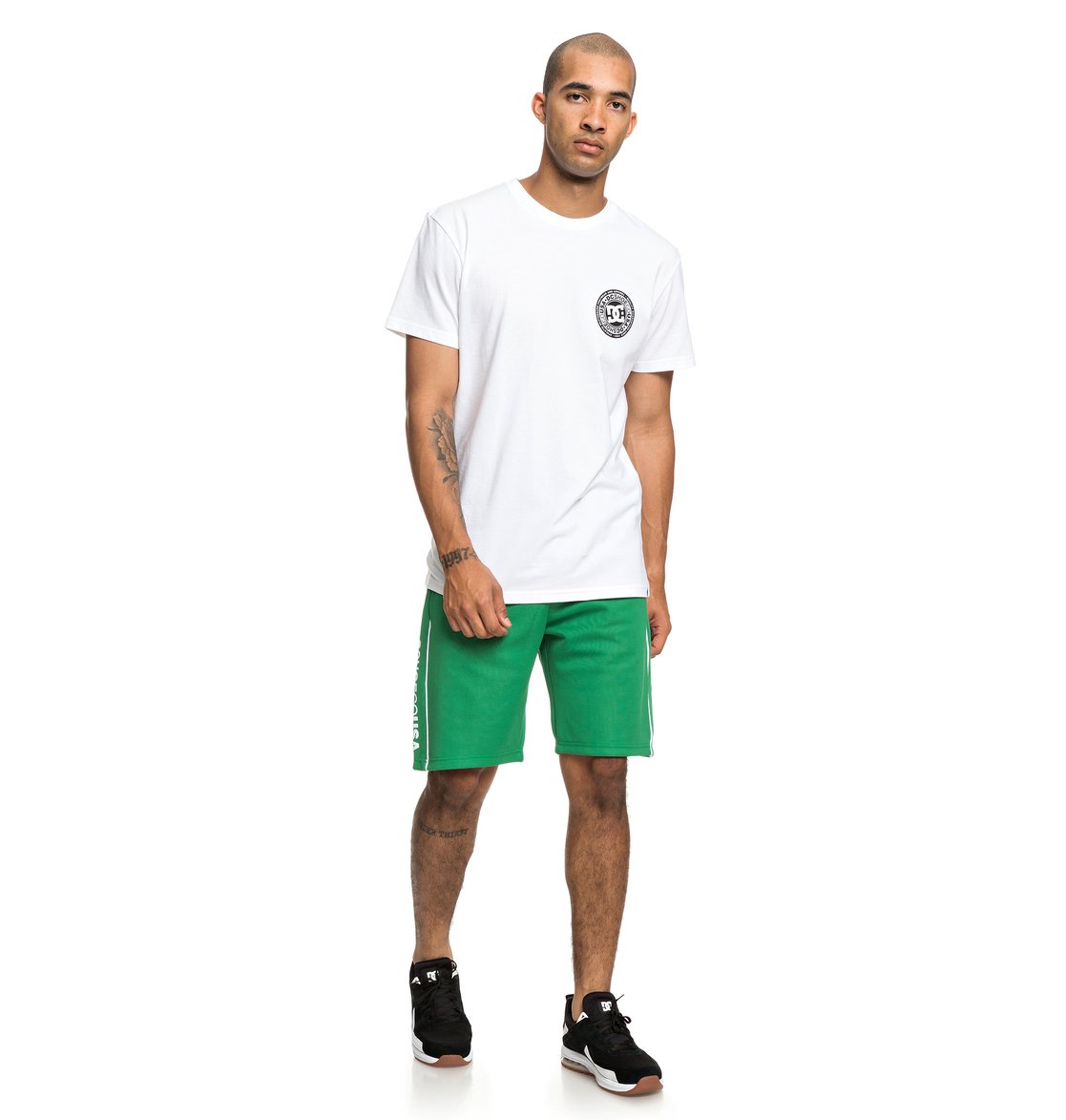 DC Shoes Circle Star-Camiseta de Manga Larga para Hombre