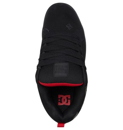  DC Men's Court Graffik SE Skate Shoe,Black Destroy Wash,14 D  US