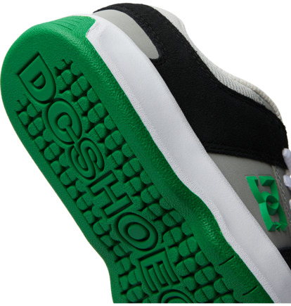 Green and white dc shoes sale