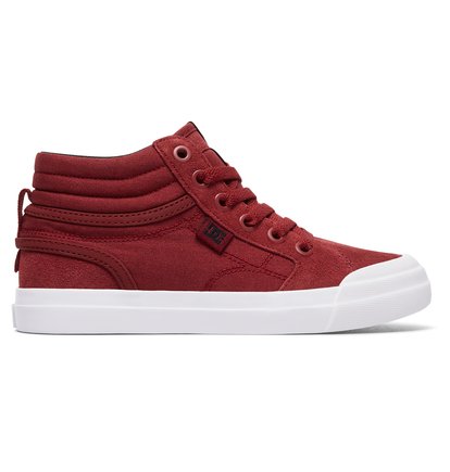 Evan Hi Hoge Schoenen Voor Jongens Red Dc Shoes dc shoes kopen in de aanbieding