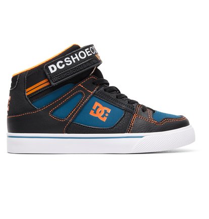 dc shoes orange and blue