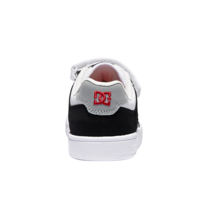 White and sale red dc shoes