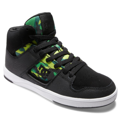 DC Cure - High-Top Leather Skate Shoes for Boys  ADBS700089