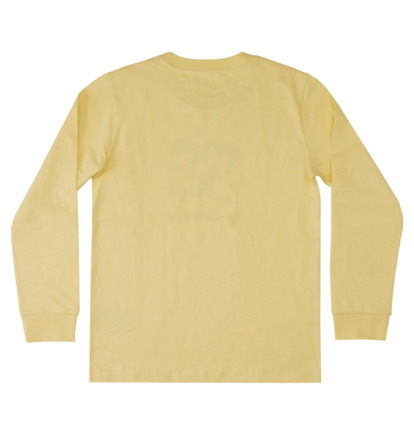 pale yellow long sleeve shirt