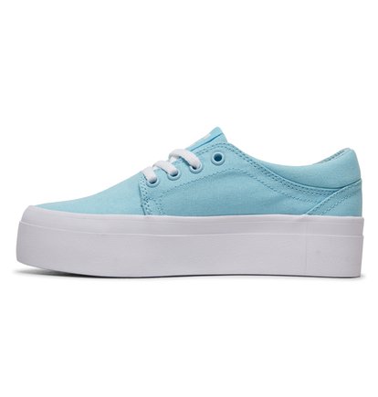 light blue platform sneakers