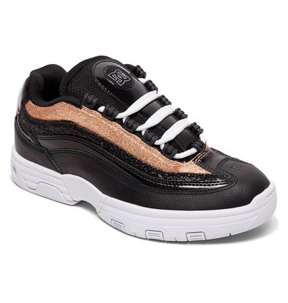 dc shoes black and gold