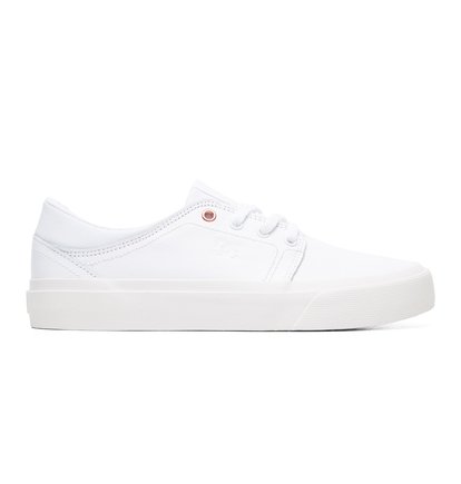 Trase Le Leren Schoenen Voor Dames White Dc Shoes dc shoes kopen in de aanbieding