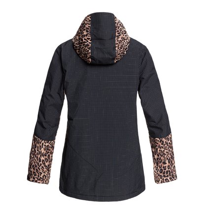 dc leopard snowboard jacket