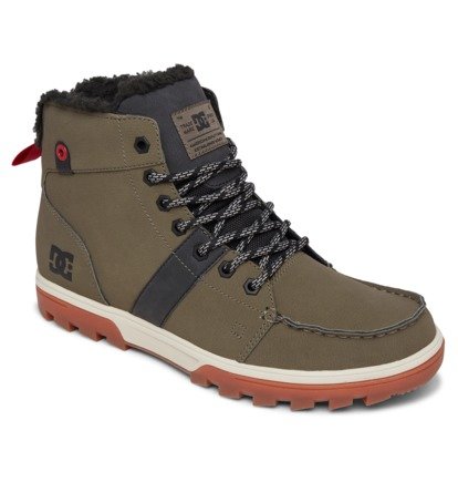 Woodland Botas de invierno de cuero con cordones para Hombre