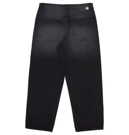 Baggy Washed Black Black Jean Baggy Fit en matière biologique pour