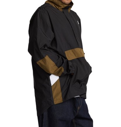 On The Block - Water-Resistant Half-Zip Anorak for Men ADYJK03064